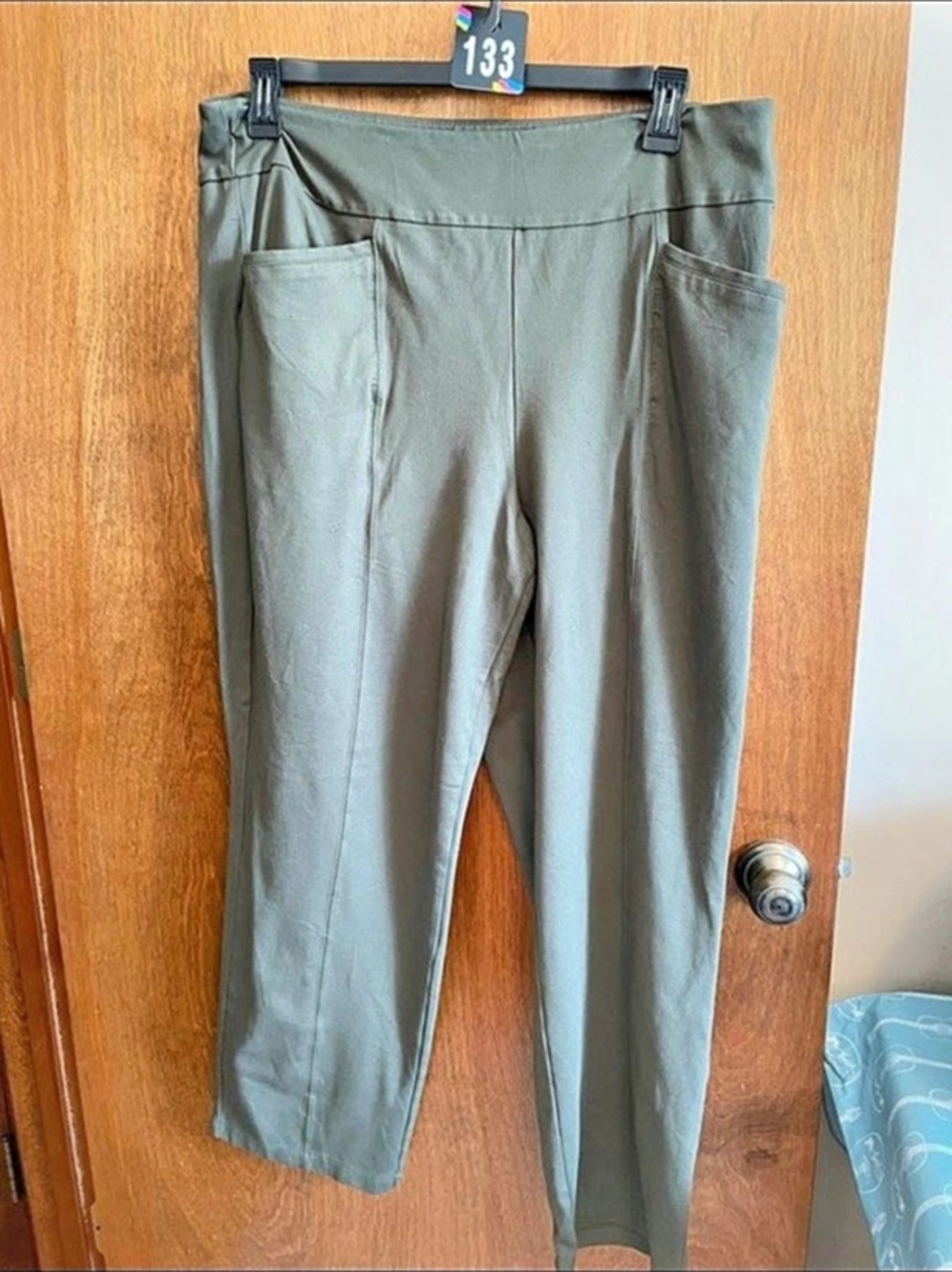 Cato Women's Trousers Green Size 18/20W